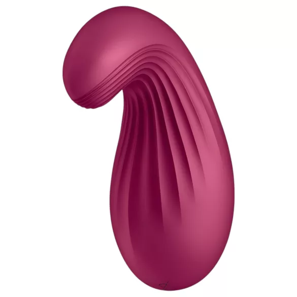 Satisfyer Dipping Delight - vibrator za klitoris s punjivom baterijom - crveni