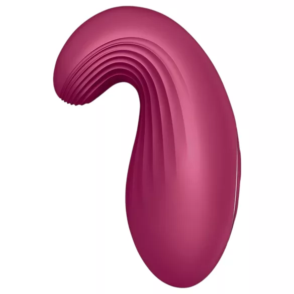 Satisfyer Dipping Delight - vibrator za klitoris s punjivom baterijom - crveni