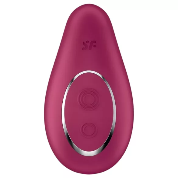 Satisfyer Dipping Delight - vibrator za klitoris s punjivom baterijom - crveni