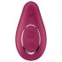 Satisfyer Dipping Delight - punjivi klitoralni vibrator (crveni)