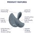 Satisfyer Booty Početnici 2 - analni vibrator (sivi)