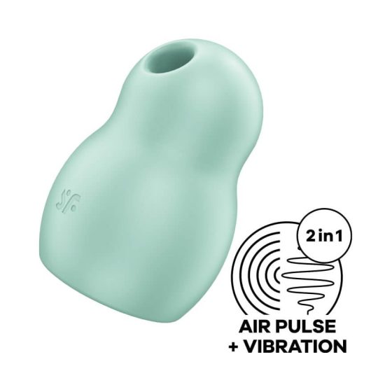 Satisfyer Pro To Go 1 - stimulator klitorisa s zračnim valovima na baterije (mint)