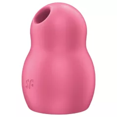   Satisfyer Pro To Go 1 - stimulator klitorisa na zračne valove - punjivi - crveni