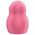 Satisfyer Pro To Go 1 - akumulatorski stimulator klitorisa s zračnim valovima (crveni)