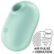 Satisfyer Pro To Go 2 - akumulatorski stimulator klitorisa, zračna tehnologija (menta)