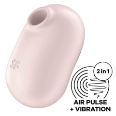   Satisfyer Pro To Go 2 - stimulator klitorisa na baterije, zračni valovi (bež)