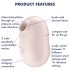 Satisfyer Pro To Go 2 - stimulator klitorisa sa zračnim valovima (bež)