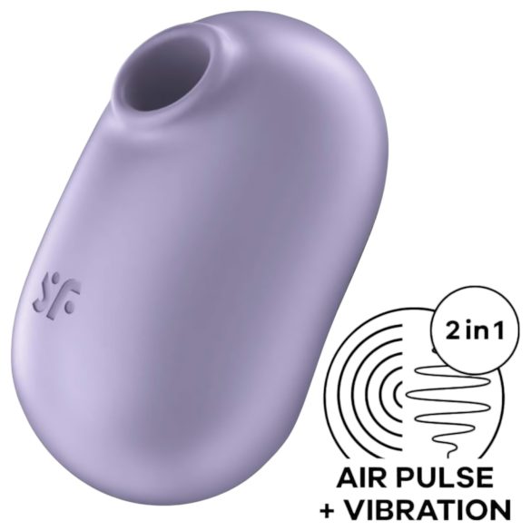 Satisfyer Pro To Go 2 - akumulatorski stimulator klitorisa s valovima (ljubičasti)