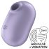 Satisfyer Pro To Go 2 - akumulatorski stimulator klitorisa s valovima (ljubičasti)