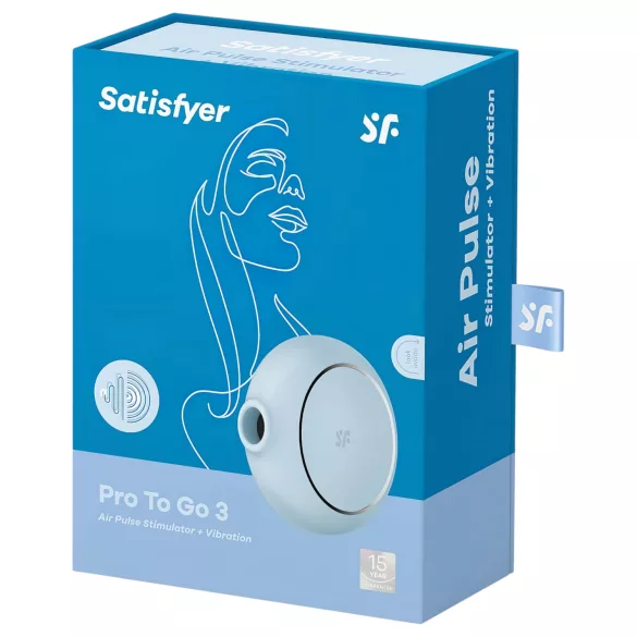 Satisfyer Pro To Go 3 - stimulator klitorisa na zračne valove na baterije