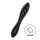 Satisfyer Dazzling Crystal 1 - dvostruki stakleni dildo (crni)