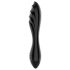 Satisfyer Dazzling Crystal 1 - dvostruki stakleni dildo (crni)