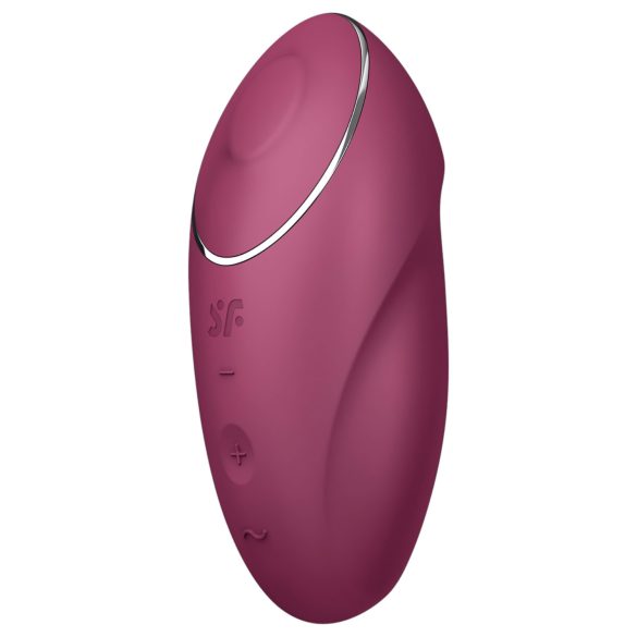 Satisfyer Tap & Climax 1 - 2u1 vibrator i masažer za klitoris (crvena)