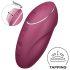 Satisfyer Tap & Climax 1 - 2u1 vibrator i masažer za klitoris (crvena)