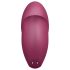 Satisfyer Tap & Climax 1 - 2u1 vibrator i masažer za klitoris (crvena)