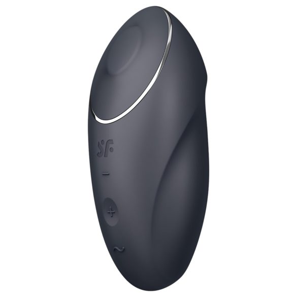 Satisfyer Tap & Climax 1 - 2u1 klitoralni vibrator (crni)