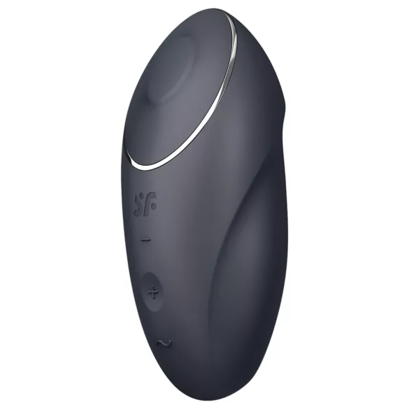 Satisfyer Tap & Climax 1 - vibrator za klitoris 2u1 - crna