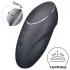 Satisfyer Tap & Climax 1 - vibrator za klitoris 2u1 - crna
