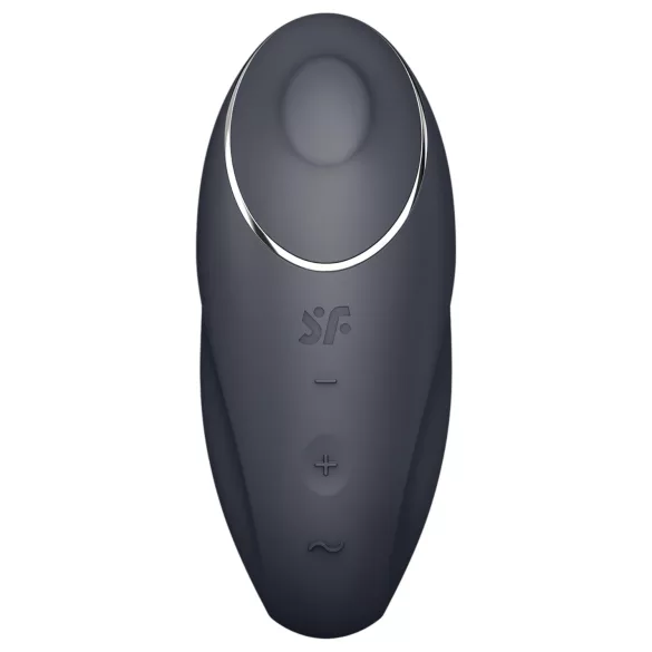 Satisfyer Tap & Climax 1 - vibrator za klitoris 2u1 - crna
