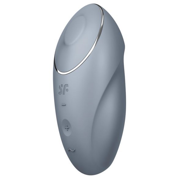 Satisfyer Tap & Climax 1 - 2u1 klitoralni vibrator (sivi)
