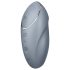 Satisfyer Tap & Climax 1 - 2u1 klitoralni vibrator (sivi)