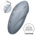 Satisfyer Tap & Climax 1 - 2u1 klitoralni vibrator (sivi)