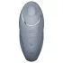 Satisfyer Tap & Climax 1 - 2u1 vibrator za klitoris - siva