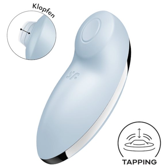 Satisfyer Tap & Climax 2 - 2u1 klitoralni stimulator i vibrator (plavi)