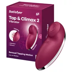  Satisfyer Tap & Climax 2 - 2u1 stimulator klitorisa i vibrator (crveni)