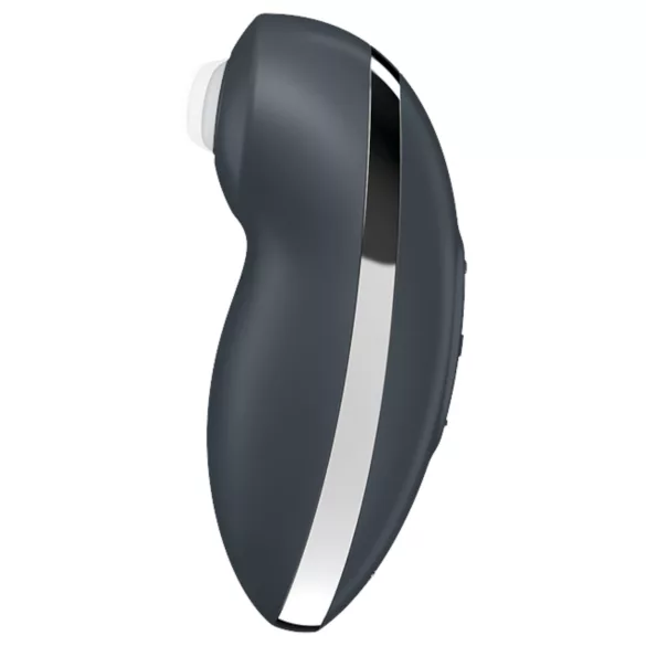 Satisfyer Tap & Climax 2 - vibrator za klitoris 2u1 - sivi