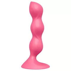   Satisfyer Triple Ball-R - analni vibrator s kuglicama - silikon - roza
