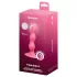 Satisfyer Triple Ball-R - analni vibrator s kuglicama - silikon - roza