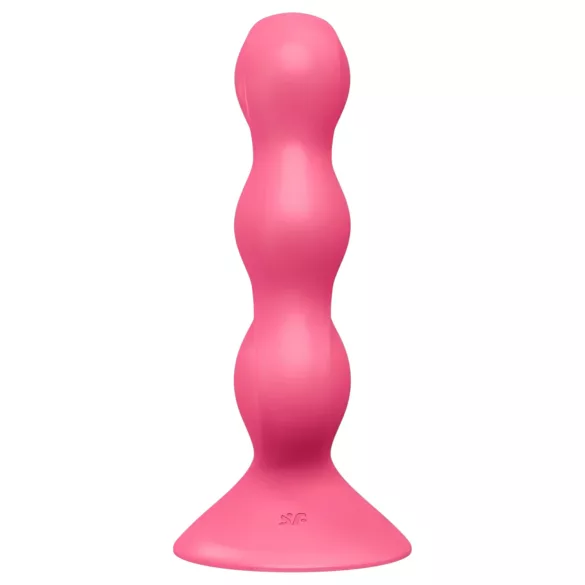 Satisfyer Triple Ball-R - analni vibrator s kuglicama - silikon - roza