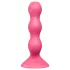 Satisfyer Triple Ball-R - analni vibrator s kuglicama - silikon - roza