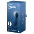 Satisfyer Double Ball-R - utegnuti dildo (plavi)