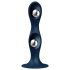 Satisfyer Double Ball-R - utegnuti dildo (plavi)