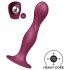 Satisfyer Double Ball-R - vakuumski dildo s težinom (crvena)