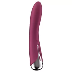   Satisfyer Spinning Vibe 1 - vibrator za G-točku s rotirajućom glavom (crveni)