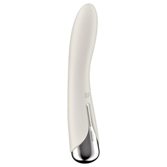 Satisfyer Spinning Vibe 1 - G-točka vibrator s rotirajućom glavom (bež)