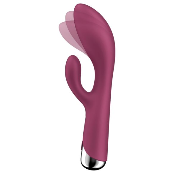 Satisfyer Spinning Rabbit 1 - rotirajući vibrator s klitoralnim nastavkom