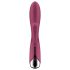 Satisfyer Spinning Rabbit 1 - rotirajući vibrator s klitoralnim nastavkom (crveni)