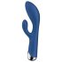 Satisfyer Spinning Rabbit 1 - rotirajući vibrator sa klitoralnom ručkom (plavi)
