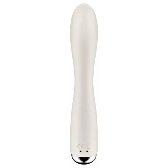 Satisfyer Spinning Rabbit 1 - vibrator s rotirajućim dijelom za klitoris - bež