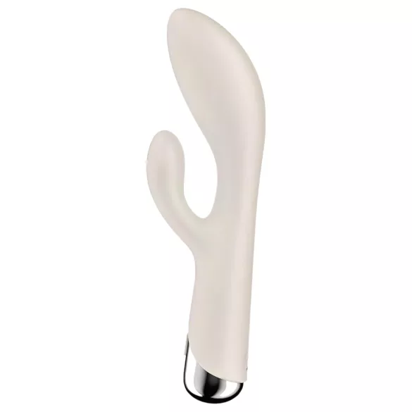 Satisfyer Spinning Rabbit 1 - vibrator s rotirajućim dijelom za klitoris - bež