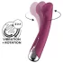 Satisfyer Spinning G-Spot 1 - vibrator za G-točku s rotirajućom glavom - crveni
