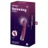 Satisfyer Spinning G-Spot 1 - vibrator za G-točku s rotirajućom glavom - crveni