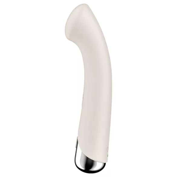 Satisfyer Spinning G-Spot 1 - G točka vibrator s rotirajućom glavom - bež