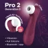 Satisfyer Pro 2 Gen3 - Aplikacijom upravljani masažer klitorisa s valovima zraka (crveni)