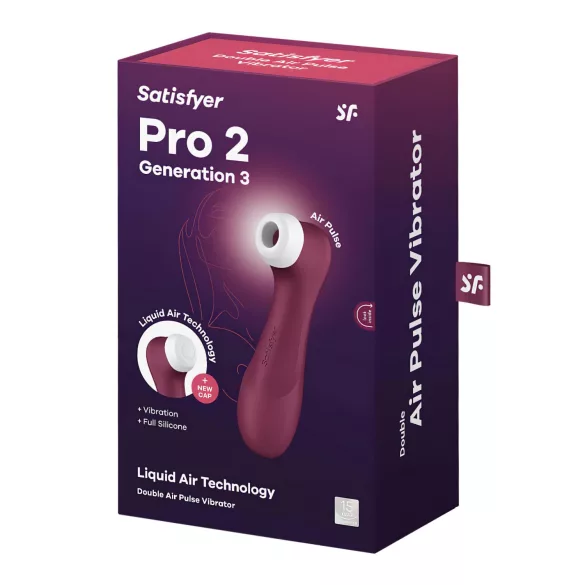 Satisfyer Pro 2 Gen3 - vibrator za klitoris s pulsirajućim zrakom