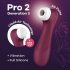 Satisfyer Pro 2 Gen3 - crveni zračni stimulator klitorisa